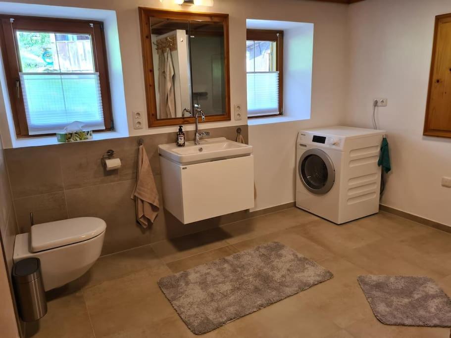 Ferienhaus Beringer Am Kallbach 特劳恩基兴 外观 照片
